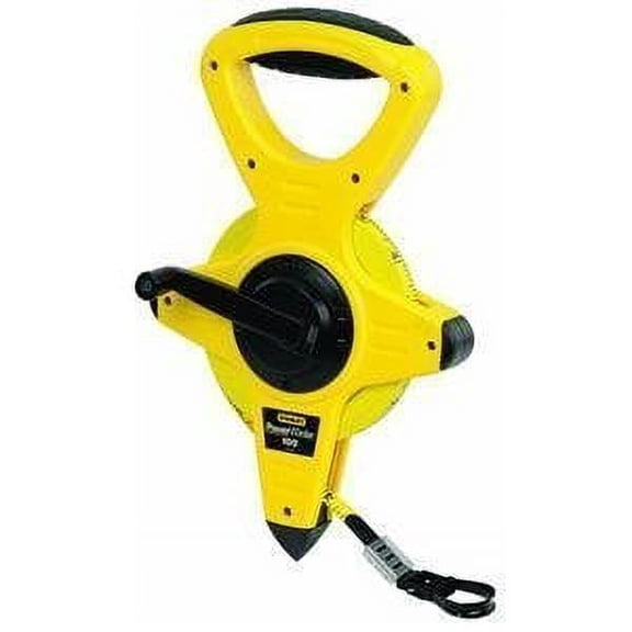 Stanley Powerwinder Tape Measure - 100 Ft - Multicolor Residential Use, Standard Application