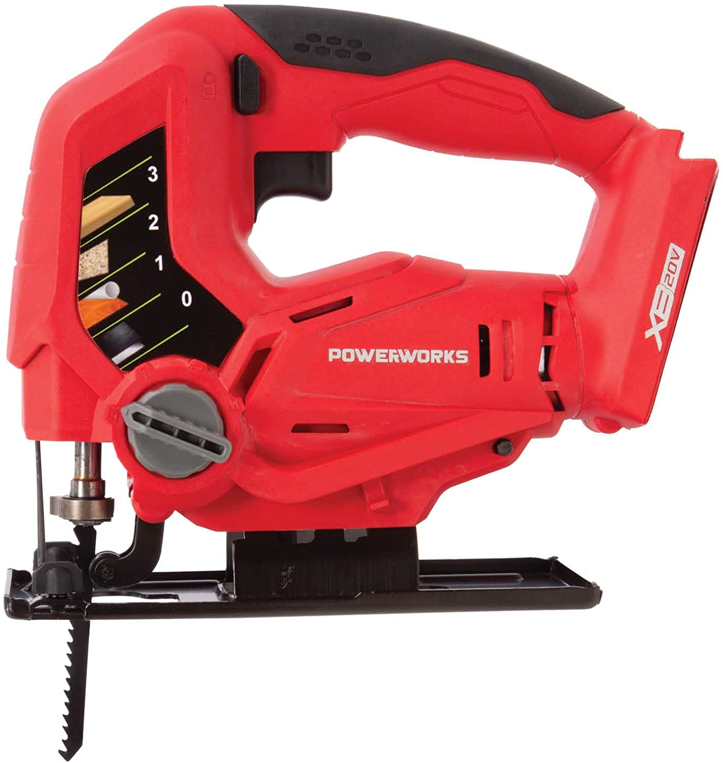 POWERWORKS XB 20 Volt Cordless Jig Saw Battery and Charger POWERWORKS XB 20 Volt Cordless Jig Saw Battery and Charger