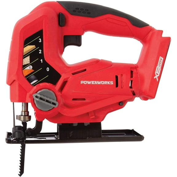 POWERWORKS XB 20 Volt Cordless Jig Saw Battery and Charger Not Included 3600313AZ