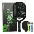 thumbnail image 1 of POWKIDDY Carbon Fiber Pickleball Paddle with Aero Throat, Thermoformed Pickle Ball Racket for Power & Control, 14mm Polypropylene Honeycomb Core, Textured Carbon Grit Surface, 1 of 8