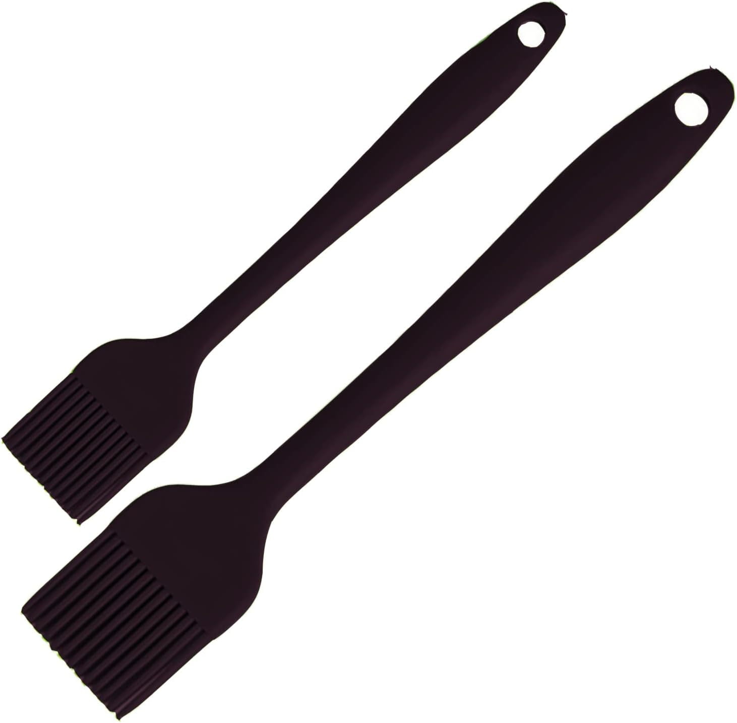 POWKOL 2 PCS Silicone Basting Pastry Brush, Heat Resistant Food Cooking