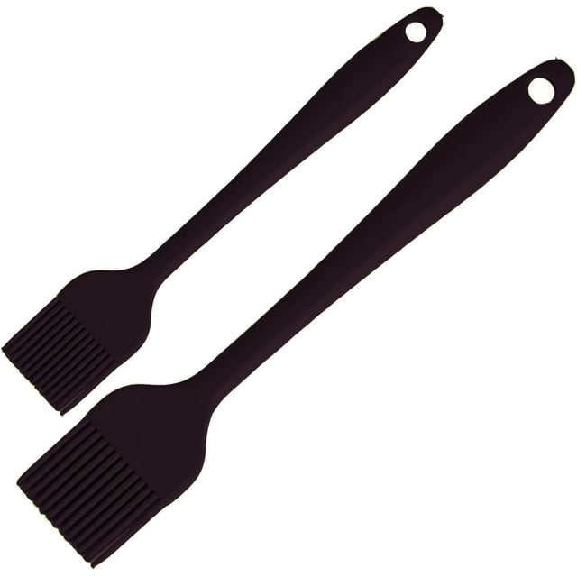 POWKOL 2 PCS Silicone Basting Pastry Brush, Heat Resistant Food Cooking