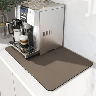 RNAB0C7FGBM83 buogint coffee bar mat - coffee maker tray mat - coffee bar  accessories dish drying mat fit under coffee maker coffee machine