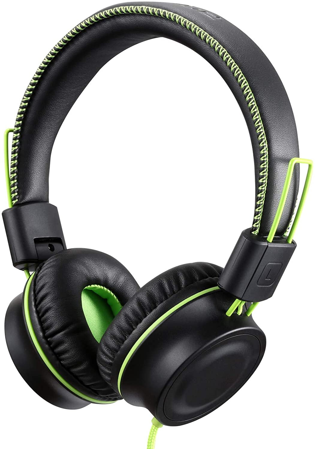 POWMEE M2 Kids Headphones Wired Headphone for Kids Foldable Adjustable Stereo Tangle Free 3.5MM Jack Wire Cord On Ear