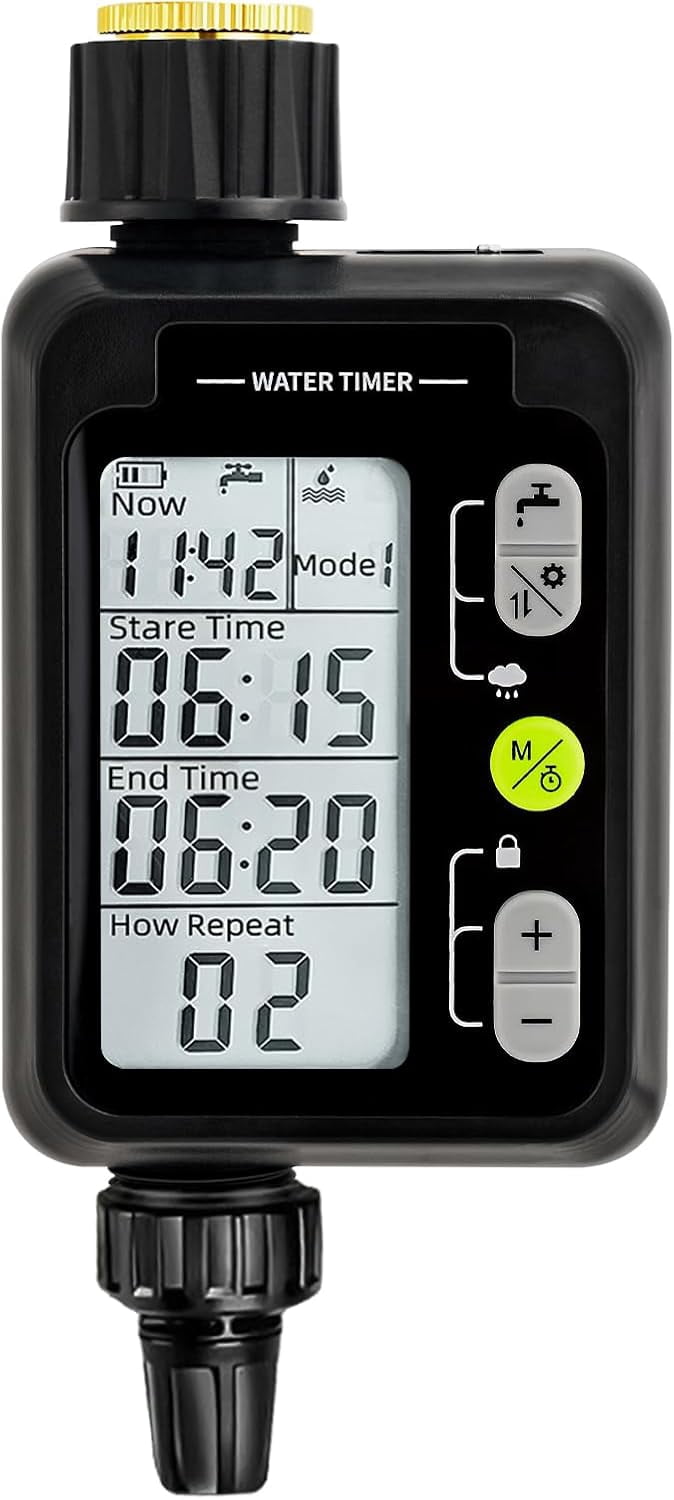 POWSDC-Programmable Sprinkler Timer for Garden Hose– Waterproof Water ...