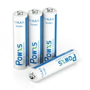 POWXS AAA Rechargeable Batteries 4 Pack 800mAh Pre-Charged 1.2V Long-Lasting Ni-MH Triple a Batteries