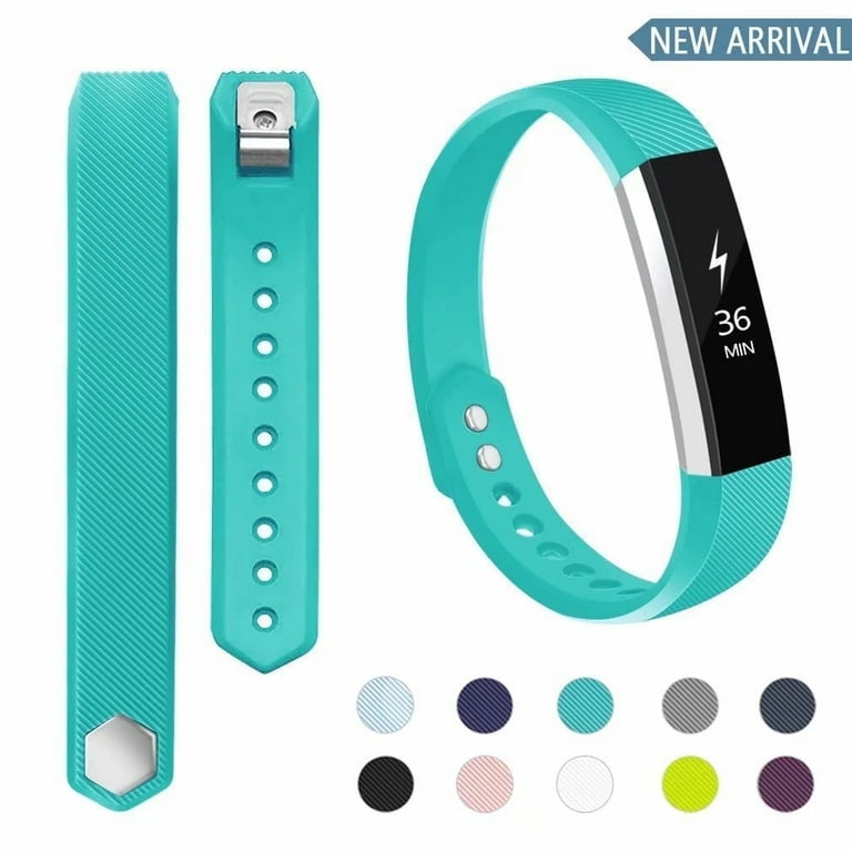 POY For Fitbit Alta Fitbit Alta HR Bands Replacement Adjustable Sport Wristbands for Women Men Teal Large Walmart