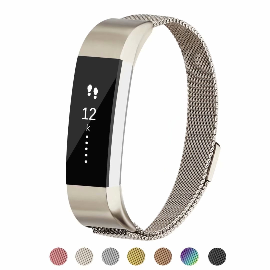 POY For Fitbit Alta Metal Replacement Bands Milanese Loop Stainless Steel Bracelet Smart Watch Strap with Unique Magnet Lock in Moldova at MDL 598 Rating 5