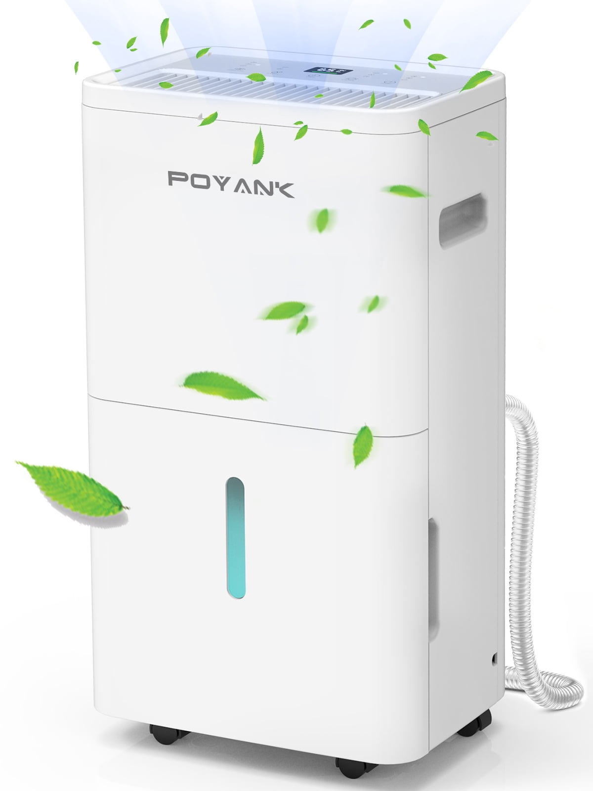 POYANK Dehumidifier with Drain Hose, Dehumidifiers for Home Basement ...