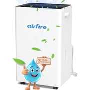 Airfire 4500 Sq. ft Max 70 Pints Dehumidifier for Basement, Dehumidifiers with Drain Hose for Home Bedroom Bathroom Large Room, Auto Defrost& Drain, 24H Timer, 1.59 gal Water Tank, Dry Clothes