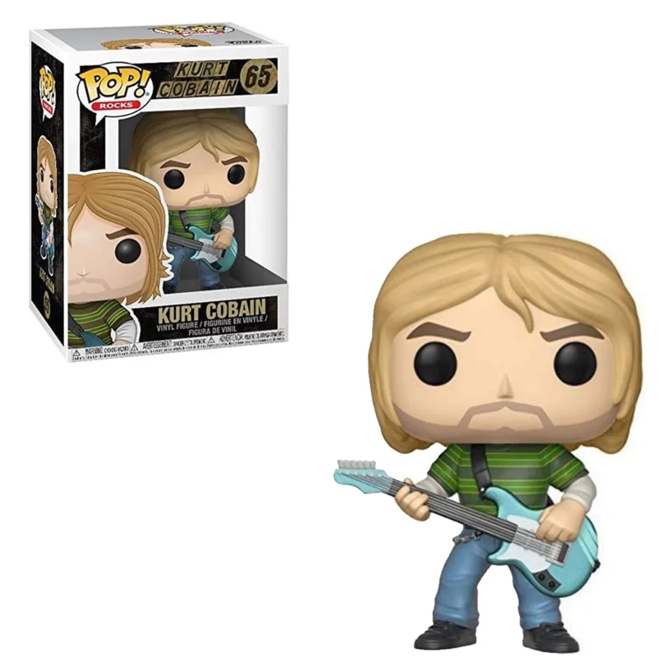 Amazon.com: Kurt Cobain 7 inch Action Figure with Skyblue