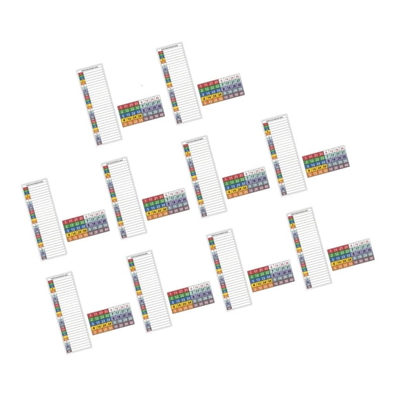 POYOGA 10Pcs Professional Electrical Cabinet Box Labels Sticker for Circuit Breakers