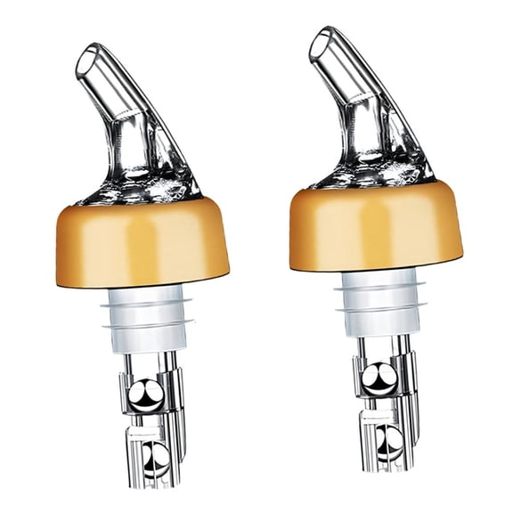 POYOGA 2PCS Multiuse 30ml Calculated Beverage Pourer With Metal Bead For Wine Bottles