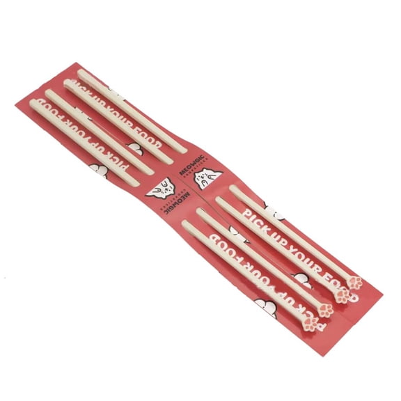 POYOGA Cartoon Cats Paws Chopsticks for Kids and Beginner Easy To Use Training Tool