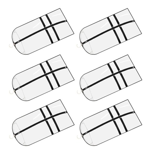 POYOGA Clear Garments Bag Dust Guards for Storage Garments Bag for Dance Dresses