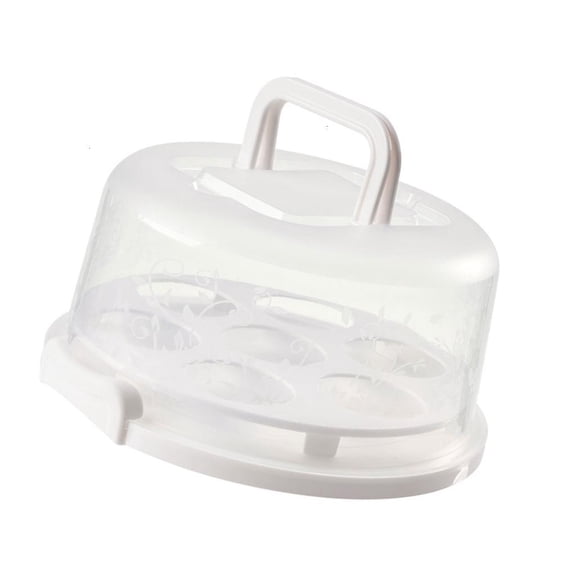 POYOGA Convenient Cake Transport Case with Handle for Picnics Event and Celebration