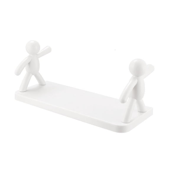 POYOGA Creative Human Shape Bathroom Organizers Easy Installs Waterproof Storage Rack