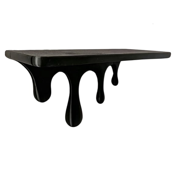 POYOGA Dripping Floating Shelf Wall Decor Accent for Small Display Items, Melting Wall Shelf for Entryway and Living Room