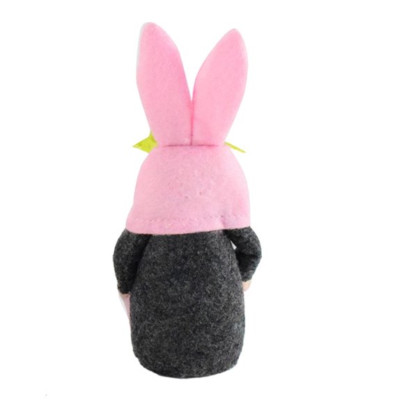 POYOGA Easter Ears Faceless Rabbit Gnome Handmade Easter Dwarfs Home Decorations