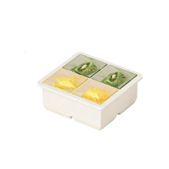 POYOGA Flexible Large Ice Cubes Molds Easy Releases Nontoxic Silicone For Cocktails