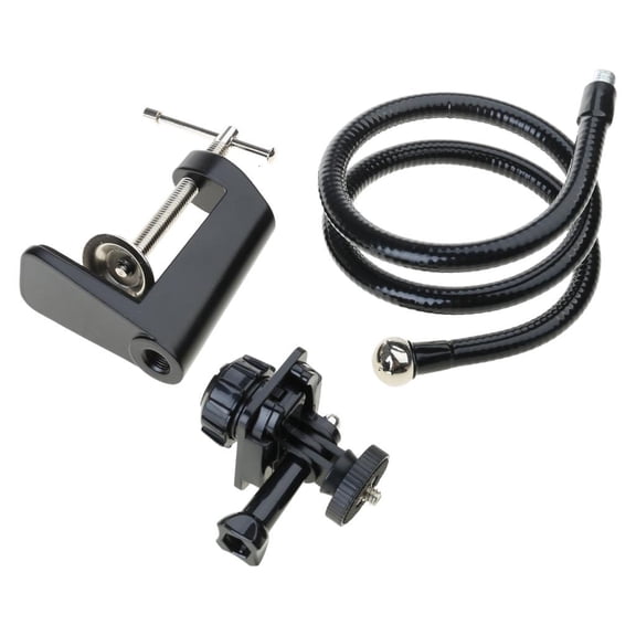 POYOGA Gooseneck Desktop Camera Desk Clamp Mount for Webcam C930e C930