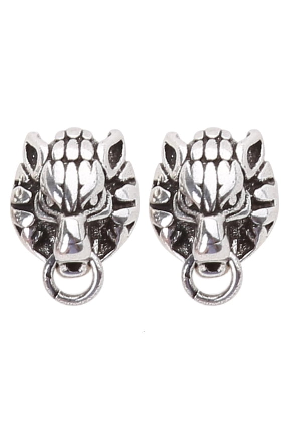 POYOGA Gothic Wolf Head Earrings Ear Studs Earrings Stud Earrings