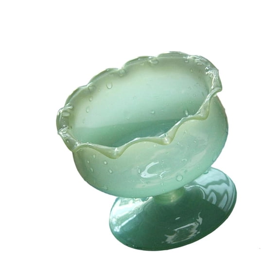 POYOGA Handcrafted 240ml Glass Serving Bowl Heat Resistant For Dairy Dessert Snacks