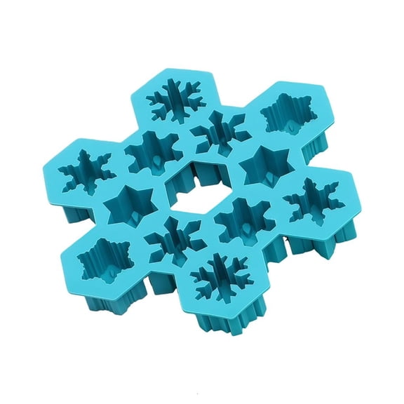 POYOGA High Quality Silicone Ice Cubes Molds With Snowflake Pattern For Baking