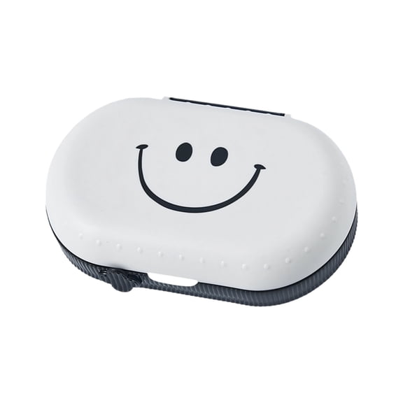 POYOGA Hygienic Denture Soaking Container With Drying Rack Retainer Storage Case