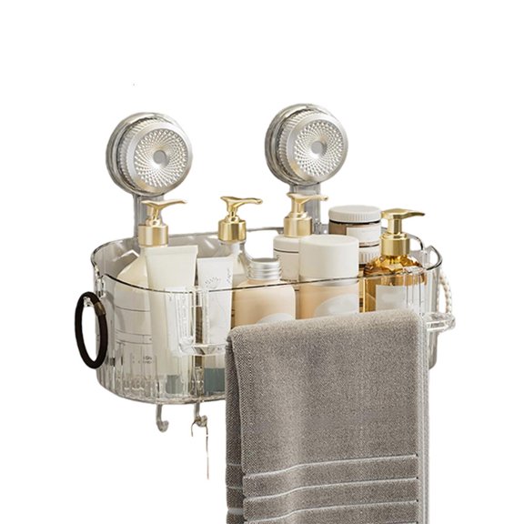 POYOGA Innovative Bathroom Storage Solution For Soap Shampoo Space Saving Organizer