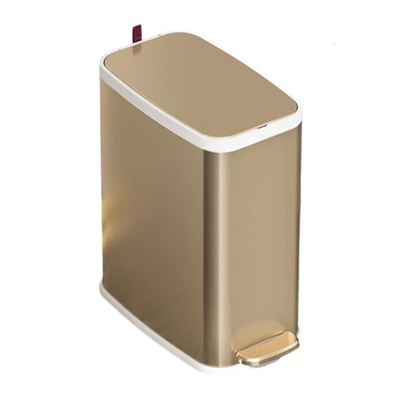 POYOGA Kitchen Garbage Bin Featuring Quiet Soft Close Technology And Foot Pedal