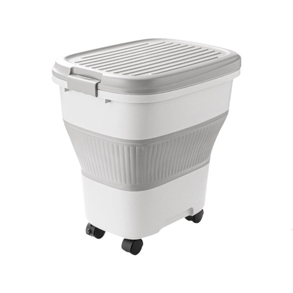 POYOGA Large Capacity Food Container Rice Storage Box with Sealed Lid Kitchen Tool