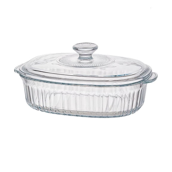 POYOGA Large Capacity Glass Bakeware Set For Cooking Serving And Food Storage Use