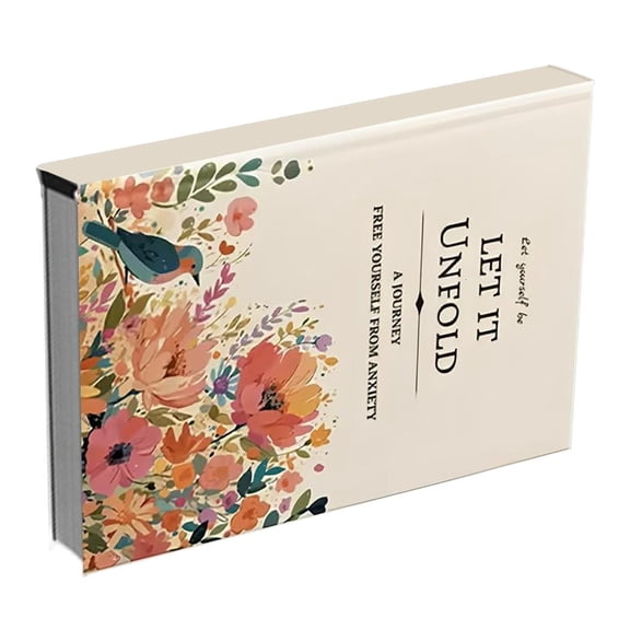 POYOGA Let It Unfold Portable Guided Diary with Mindfulness Reflections for Wellness