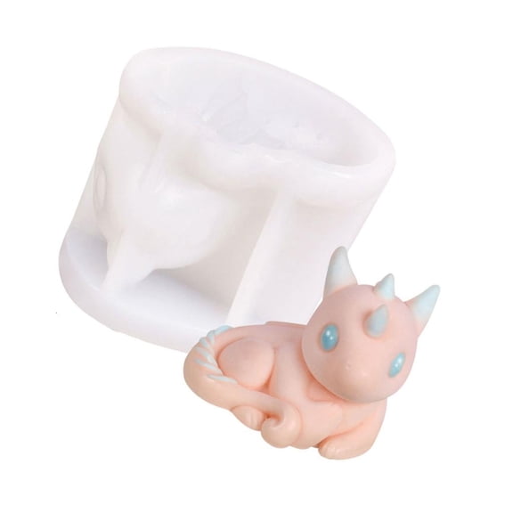 POYOGA Little Dragon Shape Molds Mousses Cake Molds for Making Chocolate Fondants