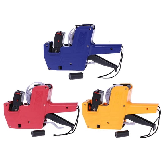 POYOGA MX-5500 8 Digits Price Tag Gun Labeler Labeller Stickers Label Paper +2 Ink Roll