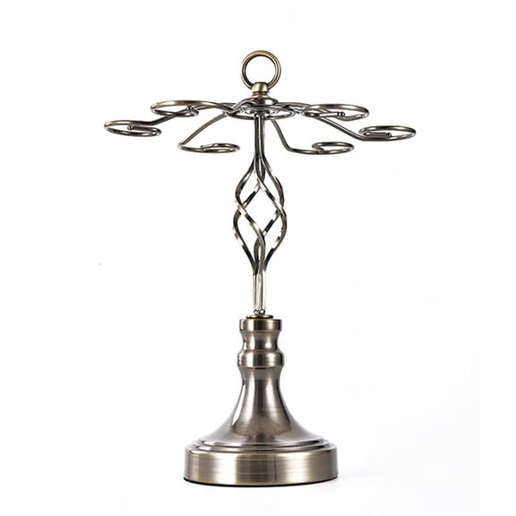 POYOGA Metal Countertop Wine Glass Holder Elegant Artistic Freestanding Stemware Rack