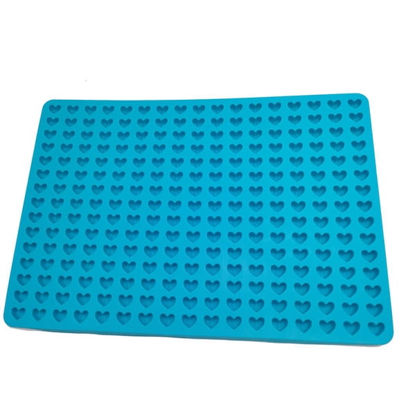 POYOGA Multi-Cavity Heart Shape Baking Molds Oil Filter Mat Silicone Bakeware Outdoor Barbecue Non-stick Baking Tray Parts