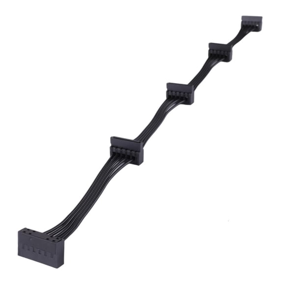 POYOGA Multi Port SATA Power Splitter Sata 15Pin 1 to 4 Sata Hard Drive Power Cable