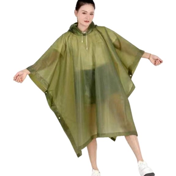 POYOGA MultiPurpose EVA Raincoat Waterproof Packable Rainwear Camping Essential