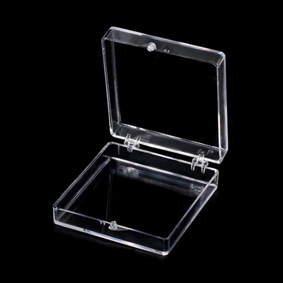 POYOGA Nail Box Organizer Transparent Nail Packaging Box Press on Nail Storage Box