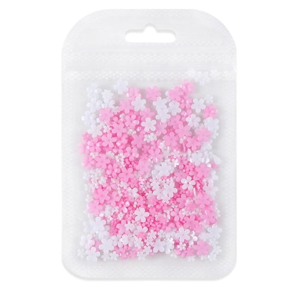 POYOGA Nails Art Gems,Flower Nail Rhinestones,Flower Nail DIY Nail Decorations