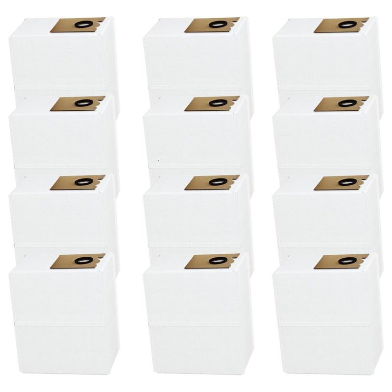 POYOGA Pack of 12 Paper Dust Bags Enhanced Airflow for Powerful Upright Vacuums