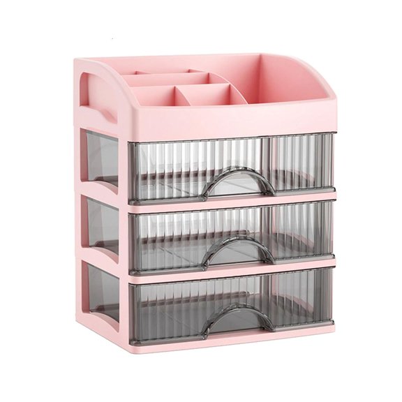 POYOGA Portable Sturdy PP Desktop Storage Drawer Cabinet for Clutters Workspaces
