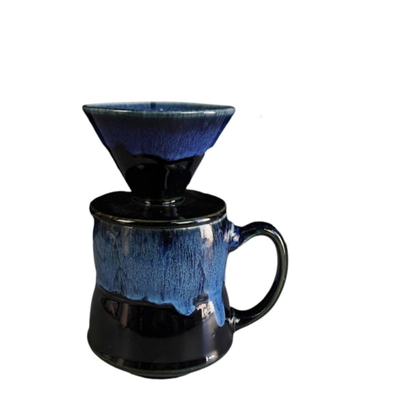 POYOGA Practical Ceramic V 60 Coffee Filter 460ml Easy To Clean And Maintain