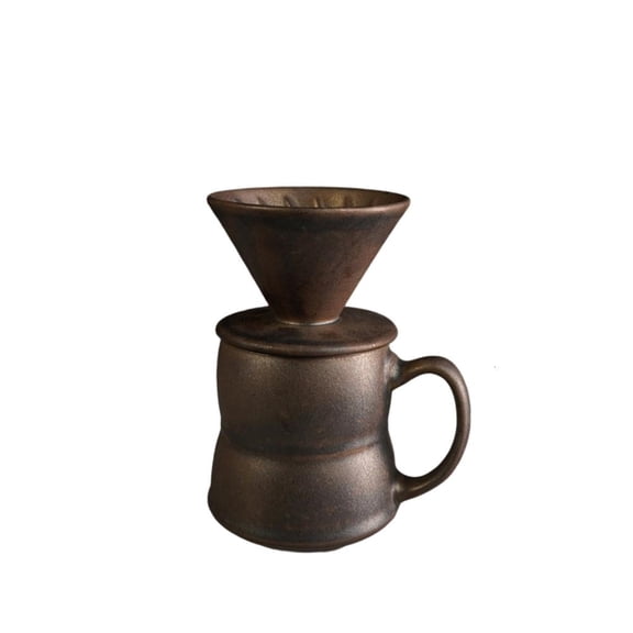 POYOGA Practical Ceramic V 60 Coffee Filter 460ml Easy To Clean And Maintain