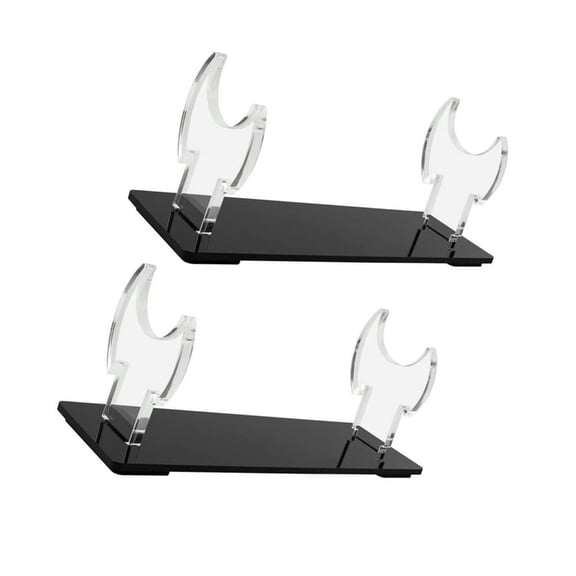 POYOGA Practical Clear Swords Display Holder Acrylic Stand for Home Office Decoration