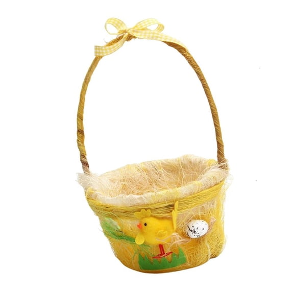 POYOGA Practical Easters Chick Gift Packaging Basket For Teachers And DIY Enthusiasts