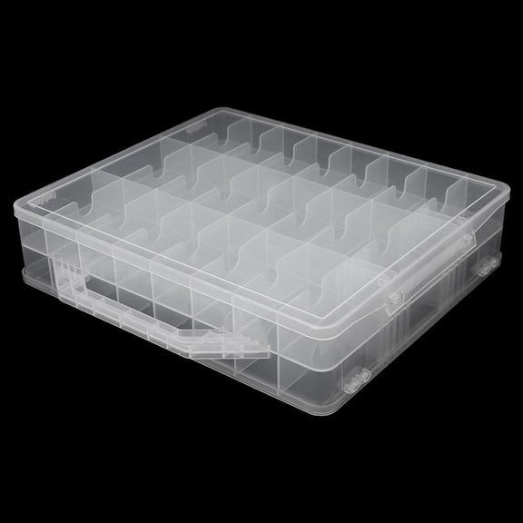POYOGA Pro 48 Lattice Nail Polish Holder Display Container Organizer Storage Box for Ca