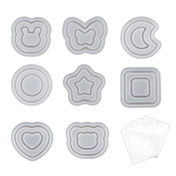 POYOGA Resin Casting Shaker Mold,Epoxy Quicksand Silicone Molds,Resin Shaker Molds